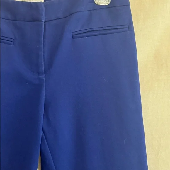 B-202 Chico’s Blue Cropped Pull on Pants Size 2 (Chico’s Size 00) - Picture 5 of 15